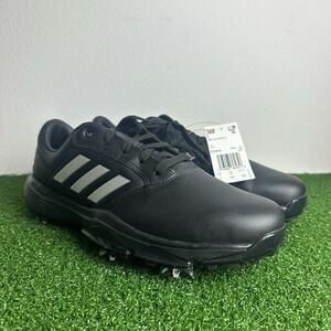 Adidas 360‎ Bounce II Spiked Golf Shoes Mens Size 8 Black EF5574